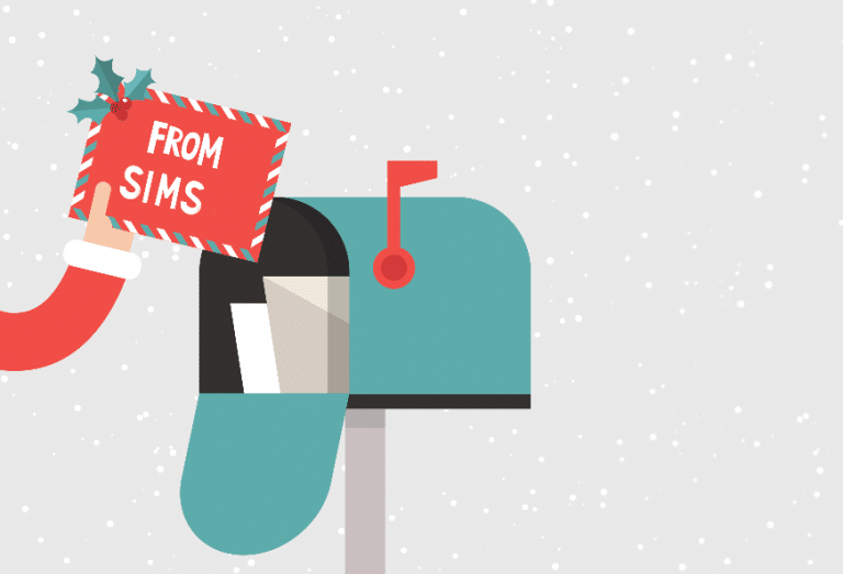 Sims Christmas Card