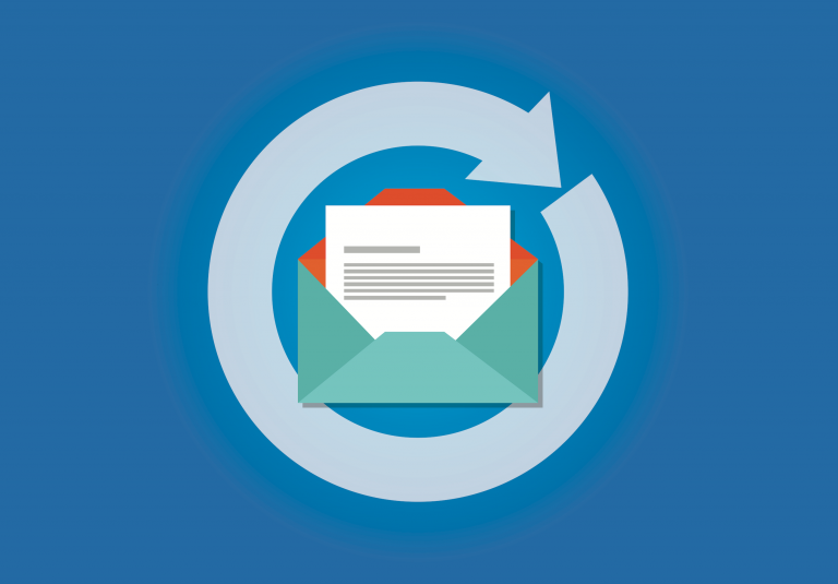 Email Automation Blog Header Image Illustration of email automation