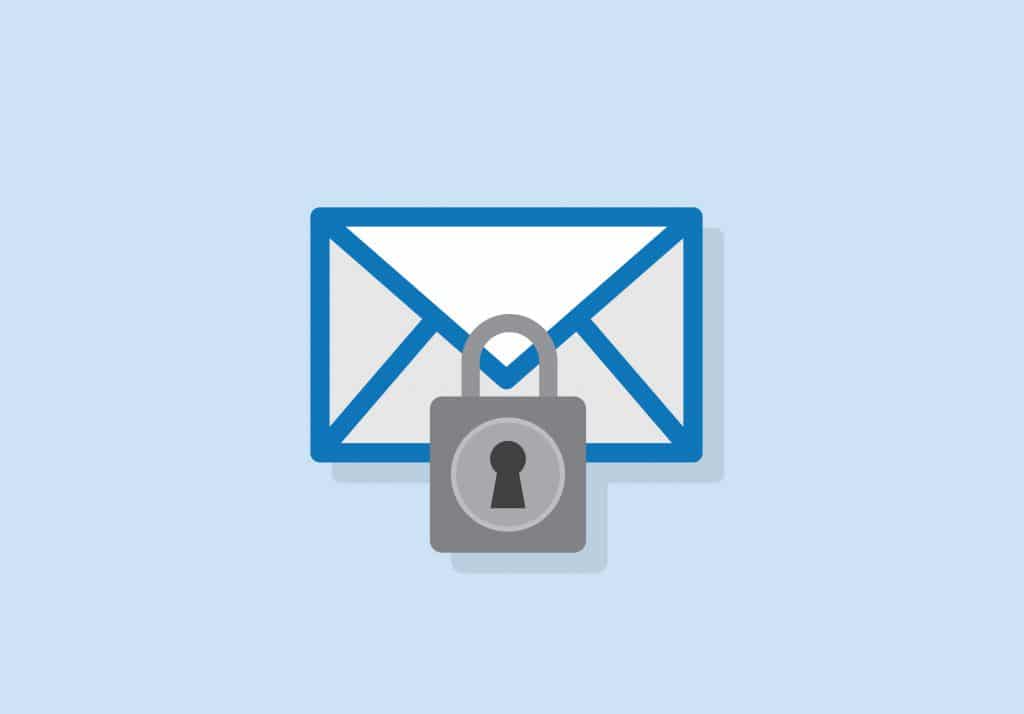 locked email illustration